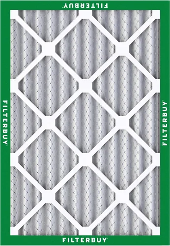 Miniatura 9 de Filterbuy Filtro de aire 10x17x2 MERV 8 Essential Dust & Allergy Defense (paquete de 1), filtros exteriores plisados electrostáticos para sistema