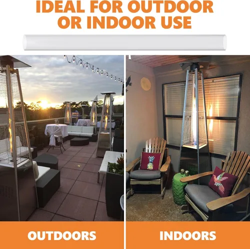 Miniatura 7 de SafBbcue Calentador de patio de repuesto para calentador de patio Outdoot de 4 lados de propano líquido, 49.5 pulgadas de alto 4 pulgadas