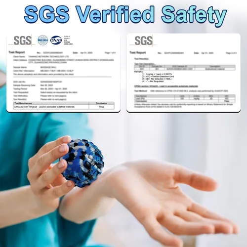 Miniatura 3 de Bola de Masaje de Tejido Profundo para Ejercicio y Recuperación - Certificación SGS - Se enfoca en Espalda, Hombros, Piernas y Pies - Alivia Nudos