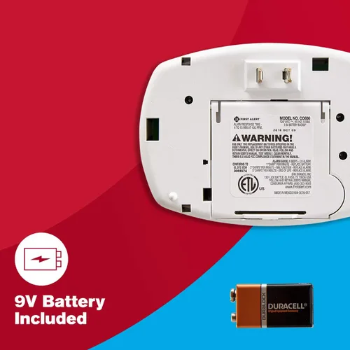 Miniatura 4 de First Alert - Alarma de monóxido de carbono de enchufar, con respaldo de batería