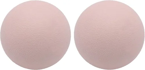 Miniatura 12 de Pelota de masaje pequeña y dura, paquete de 2. Bolas de lacrosse tamaño de bola para fascia, punto de gatillo, tejido profundo, liberación Naranja