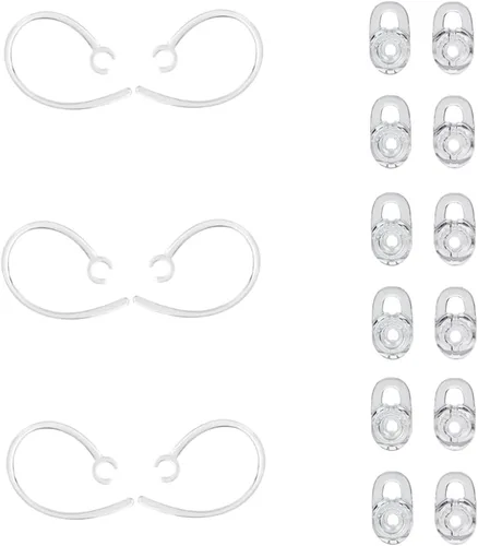 Miniatura 7 de Puntas de auriculares compatibles con Plantronics M155 - Puntas de silicona para los oídos, puntas para auriculares, puntas de repuesto