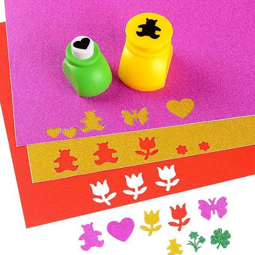 Miniatura 8 de SALEMAR Papel Cartulina con Purpurina Dorada, Cartulinas Brillantes para Cricut, Papel con Purpurina para Crear Tarjetas de Felicitación, Adornos