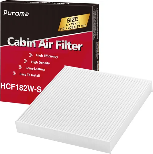 Puroma Filtro de Aire de Cabina de Reemplazo para CP182, CF11182, Honda Civic, Clarity, CR-V, CR-Z, HR-V, Fit, Insight, Odyssey, Acura MDX, RDX,