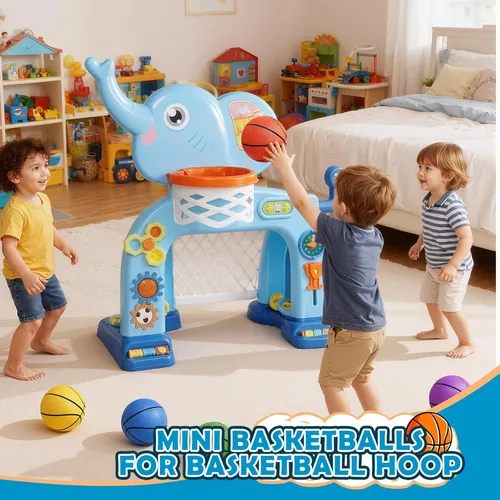 Miniatura 7 de Juego de 5 mini baloncesto de 6 pulgadas, ligero de PVC de 3.16 onzas para niños y niñas, adolescentes, flotante, piscina acuática, baloncesto