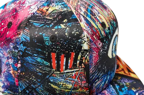 Miniatura 7 de Quanhaigou Gorra de béisbol estampada sombreros unisex con diseño de graffiti con Snapback y Snapback para el verano