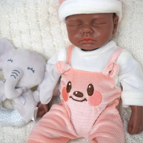 Miniatura 8 de Muñeca de bebé Reborn de 12 pulgadas, muñeca de cuerpo completo de silicona, muñecas de bebé Reborn de silicona de cuerpo completo, recién nacida