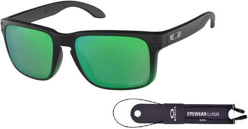 Oakley Holbrook OO9102 - Gafas de sol para hombre + correa de paquete + paquete con kit de gafas iWear de diseñador, Claro