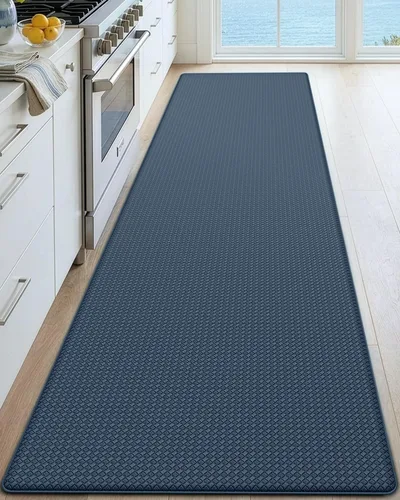 Miniatura 23 de DEXI Alfombrillas de Cocina Acolchadas Anti Fatiga, 17x59, Alfombra de Pasillo para Estar de Pie Impermeable, Espuma Viscoelástica Cómoda Acolchada