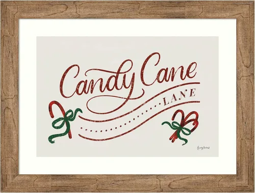 Miniatura 17 de Amanti Art Impresión artística enmarcada para pared, 27 x 36 pulgadas, nostálgica Navidad I por Becky Thorns, arte de pared de vacaciones, Búho