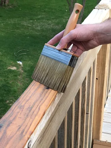 Miniatura 5 de # 1 Deck Premium - Tinte de madera semitransparente para tarimas de terraza, vallas y revestimientos Natural