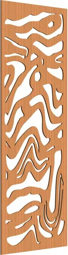 Miniatura 145 de 9 3/8"W x 24 3/8"H x 1/4"T Northfield Decorativos Paneles de Pared de Madera Calado, Abedul