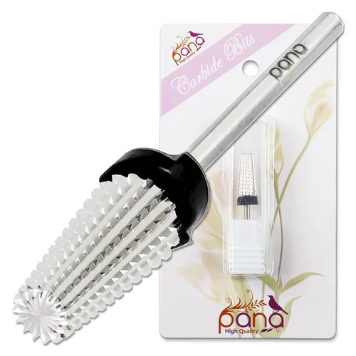 Miniatura 17 de PANA Broca de carburo de uñas 5 en 1 con vástago de 3/32 pulgadas - (grueso triple - grano extra fino, púrpura) - rotación bidireccional para uso