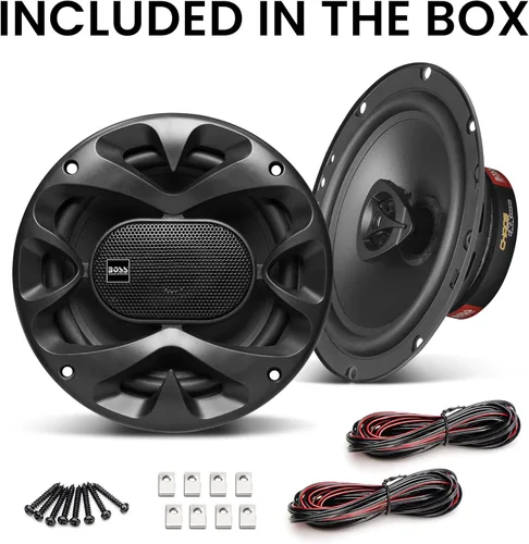 Miniatura 6 de BOSS Audio Systems CH6520B - Altavoces para puerta de automóvil de 6.5 pulgadas, 250 vatios máximo (par), coaxial, 2 vías, rango completo, 4 ohmios