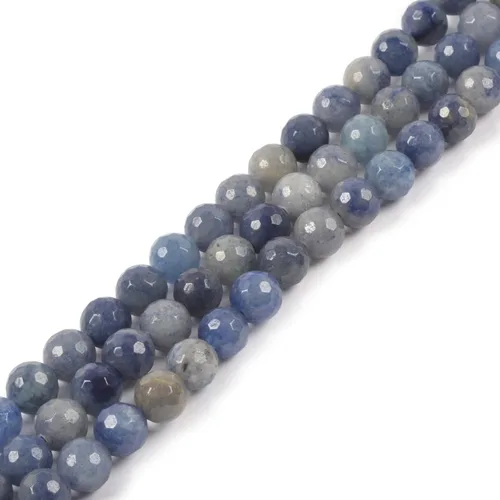 Miniatura 7 de Piedra lunar natural de 0.315 pulgadas (0.315 in), cuentas redondas sueltas para hacer collares, pulseras, joyas, 15 pulgadas