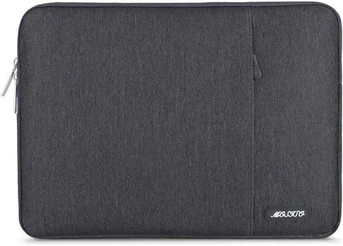 Miniatura 35 de MOSISO Funda vertical de poliéster con bolsillo para laptop de 15, 15.6 y 16 pulgadas, para computadora MacBook Pro 16 M4, M3, M2 y M1, HP, Acer