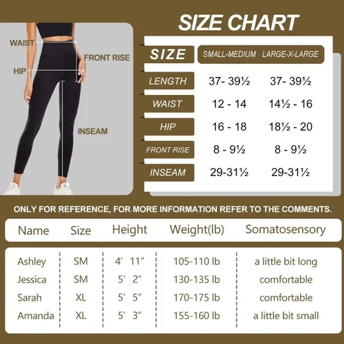 Miniatura 5 de QGGQDD Paquete de 3 leggings negros de cintura alta para mujer, leggings deportivos suaves para entrenamiento, yoga