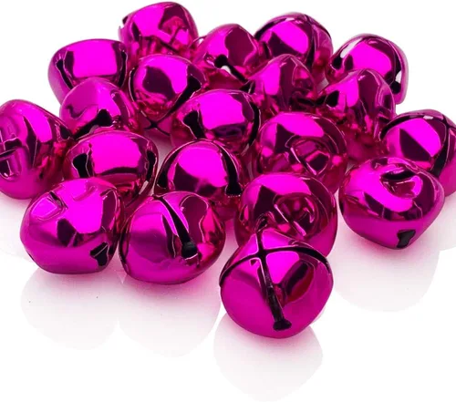 Miniatura 9 de Campanas de Cascabel de 1.4 Pulgadas/35mm, Campanas de Metal para Manualidades, para Regalos de Decoración de Fiestas de Navidad, Festivales, Boda