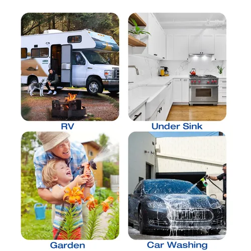 Miniatura 6 de H&G Lifestyles Carcasa de filtro de agua para toda la casa, recipiente de agua universal de 10 x 2.5 pulgadas, sistema de filtración de agua