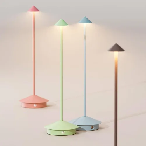 Miniatura 7 de Paquete de 2 lámparas de mesa LED recargables de 6000 mAh, inalámbricas, 3000 K-6000 K, lámparas táctiles de atenuación continua con función