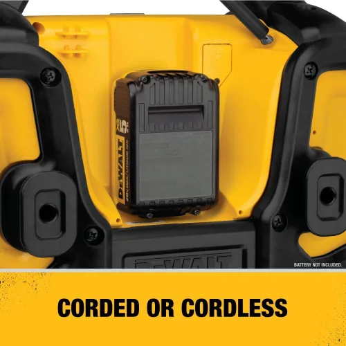 Miniatura 3 de DEWALT Radio Bluetooth MAX de 20 V, rango de 100 pies, portátil para lugares de trabajo (DCR025)