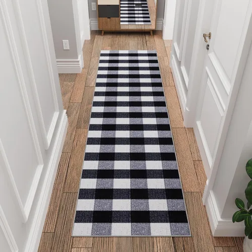 Miniatura 9 de Ottomanson Alfombras de 5 x 6 pies 6 pulgadas para sala de estar, alfombra de área para dormitorio, antideslizante, duradera y grande para zonas