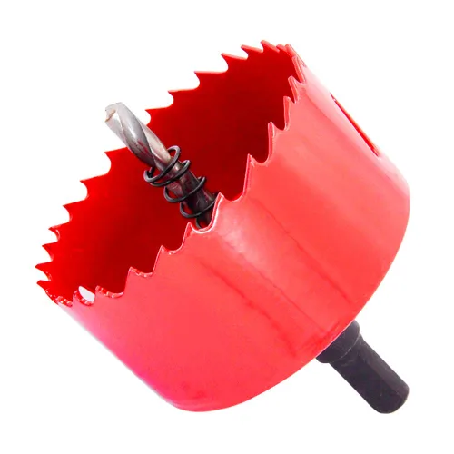Miniatura 30 de Broca bimetálica para taladro, cortador de orificios HSS con eje para madera y metal