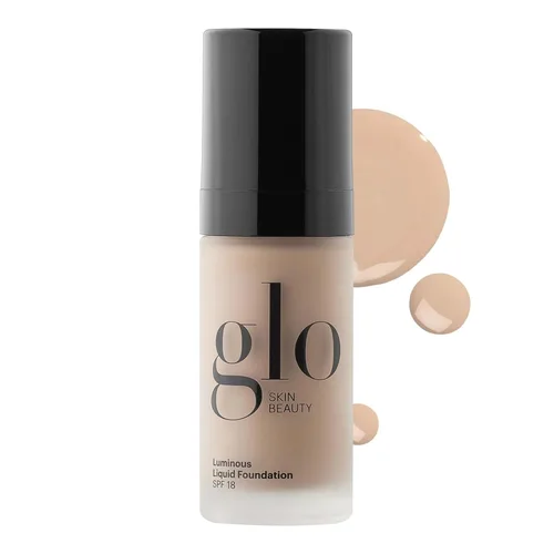 Miniatura 12 de Glo Skin Beauty Base de Maquillaje Mineral Líquida Luminosa con SPF 18 (Linen) – Mejora el Tono Desigual de la Piel, Suaviza y Corrige Lino