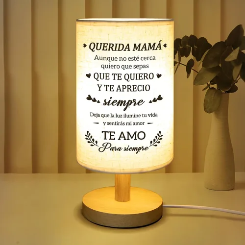 Miniatura 16 de Regalos cristianos para mujer, lámpara de mesa, regalos religiosos para mujeres con versículo de la Biblia, regalo inspirador, lámpara de tela