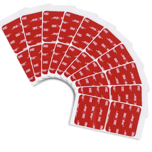 Miniatura 21 de 3M - Almohadillas adhesivas redondas de doble cara de diámetro de 1 pulgada, 20 unidades, 5925 cuadrados de cinta de montaje negra, almohadillas