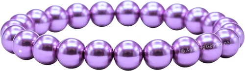 Miniatura 313 de Amazing Gemstone Pulsera de cristal para mujeres y hombres, pulsera de cristal curativo de protección, pulsera elástica con cuentas de piedras