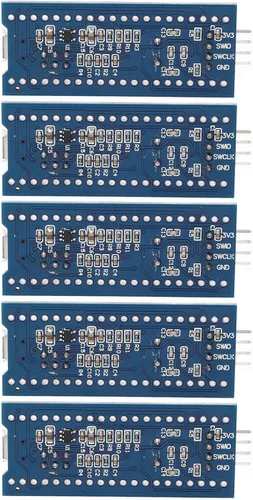 Miniatura 8 de STM32F103C8T6 Placa de desarrollo de sistema mínimo 5-Pack Kit de núcleo de 40 pines para proyectos de electrónica integrada y aprendizaje