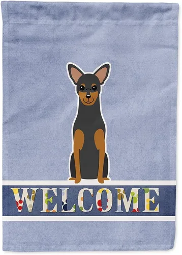 Miniatura 101 de Caroline's Treasures BB5622GF Airedale - Bandera de bienvenida para jardín, bandera decorativa para patio, exteriores, patio, parterres