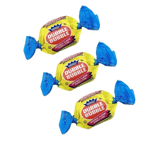 Miniatura 2 de Fruidles Bolas de goma de mascar de doble burbuja originales de media libra con sabor a fruta original y mixta, golosinas de bufé de dulces