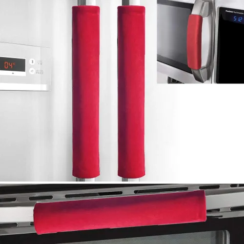 Miniatura 13 de OUGAR8 Fundas para Manijas de Puerta de Refrigerador, Mantén Tu Electrodoméstico de Cocina Limpio de Manchas, Huellas Dactilares, Goteos y Manchas