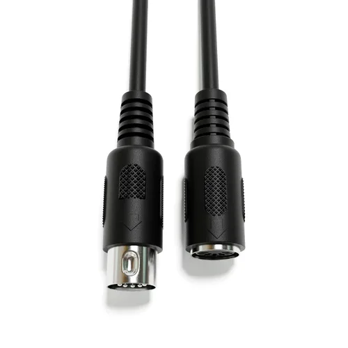 Miniatura 4 de Cable de audio de extensión MIDI - DIN de 5 pines - macho a macho/hembra [macho a hembra 200 cm - 78.74"]