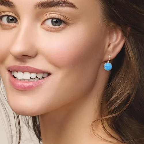 Miniatura 28 de 14K Gold Gemstone Drop Earrings - Birthstone Dangle - Solid Yellow Gold Dangle Earrings - Dainty Handmade Wedding Jewelry - Perfect Bridal or