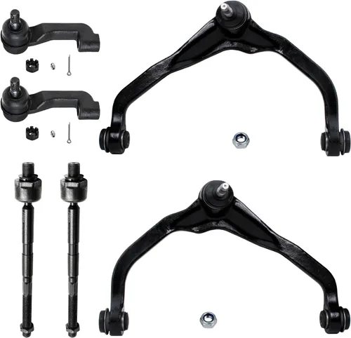 Miniatura 159 de Detroit Axle - Kit de brazos de control de extremo delantero 4WD para Ford 04-08 F-150, 06-08 Lincoln Mark LT, 4 extremos de barra de acoplamiento