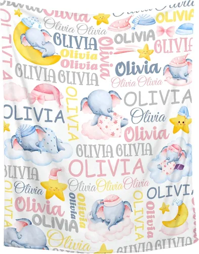 Miniatura 20 de Manta de bebé personalizada de Sandilya para niñas y niños, manta de bebé personalizada con dinosaurio, manta envolvente para niños pequeños, bebés