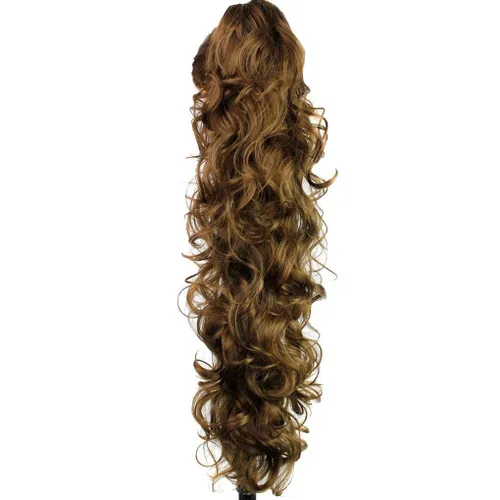 Miniatura 7 de KUKI - Extensión de cabello sintético largo y rizado de 31 pulgadas, con pinza y mandíbula, 1B