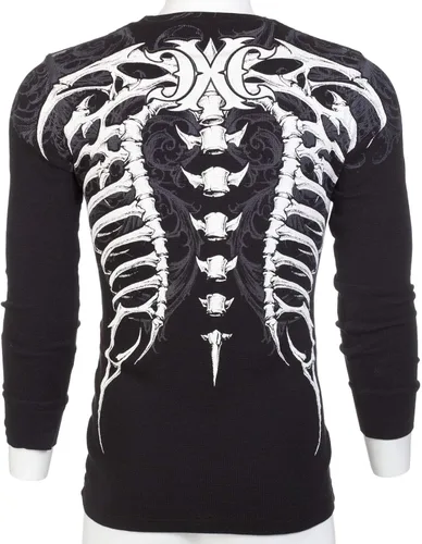 Miniatura 3 de Xtreme Couture by Affliction Camisa térmica de manga larga para hombre VERTEBRAE