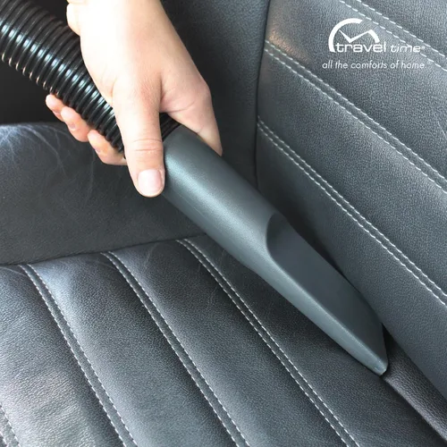 Miniatura 4 de TRAVEL TIME Aspiradora de recipiente húmedo y seco de 12 V, capacidad de 2 litros, universal para la mayoría de vehículos, aspiradora doméstica