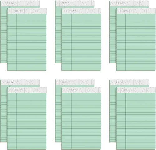 Miniatura 19 de Tops Prism Plus - Bloc legal de 5 x 8 pulgadas, perforado, gris, regla estrecha, 50 hojas por bloc de escritura, paquete de 12 (63060)