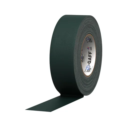 Miniatura 21 de ProTapes Pro Gaff Cinta de Gaffer de tela mate premium de 1 pulgada de ancho con adhesivo de goma, 11 mils de grosor, 55 yardas de longitud