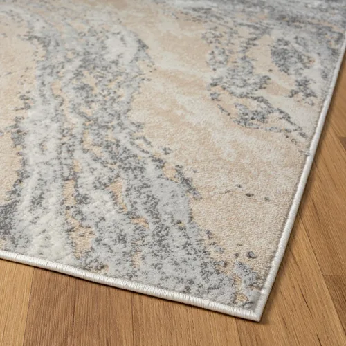 Miniatura 2 de LUXE WEAVERS Alfombra abstracta moderna para interiores beige 5x7