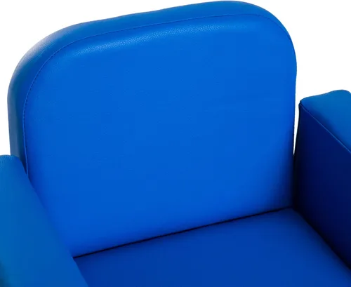 Miniatura 9 de Qaba - Juego de mesa y sillas infantiles de PVC multifuncionales 2 en 1