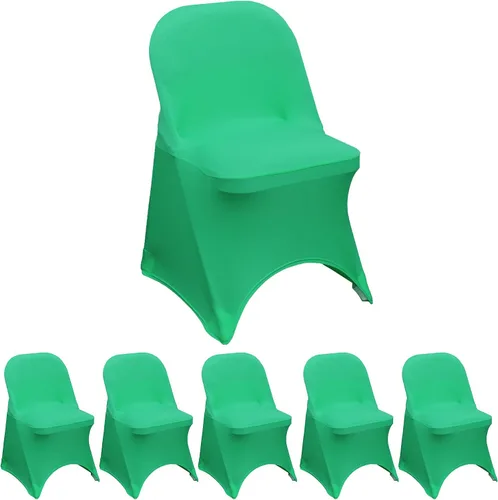 Miniatura 80 de YOUR CHAIR COVERS - Funda para silla plegable de elastano azul claro - Funda de cojín tapizada plegable elástica ajustable extraíble lavable