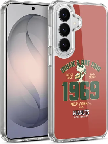 Miniatura 19 de Head Case Designs Funda de gel Woodstock 50th con licencia oficial de Peanuts Snoopy Guitar 1969 [protección de grado militar] compatible