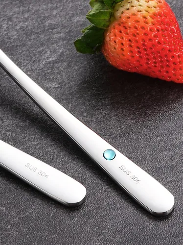 Miniatura 5 de Cuchara en forma de concha de acero inoxidable, cuchara de azúcar, cuchara de té, cuchara de postre para café, té, helado, aperitivos y embutidos