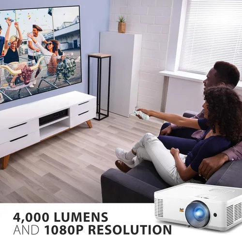 Miniatura 3 de ViewSonic PA503HD Proyector de 4000 lúmenes de alta luminosidad con zoom óptico 1.1x, USB y entradas HDMI para el hogar y la oficina
